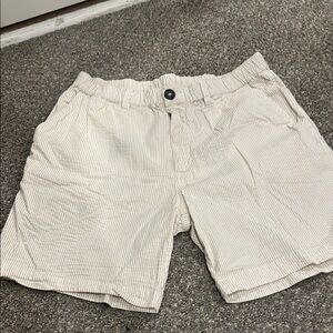 Chubbies Tan Stripe Shorts 7inch men’s large